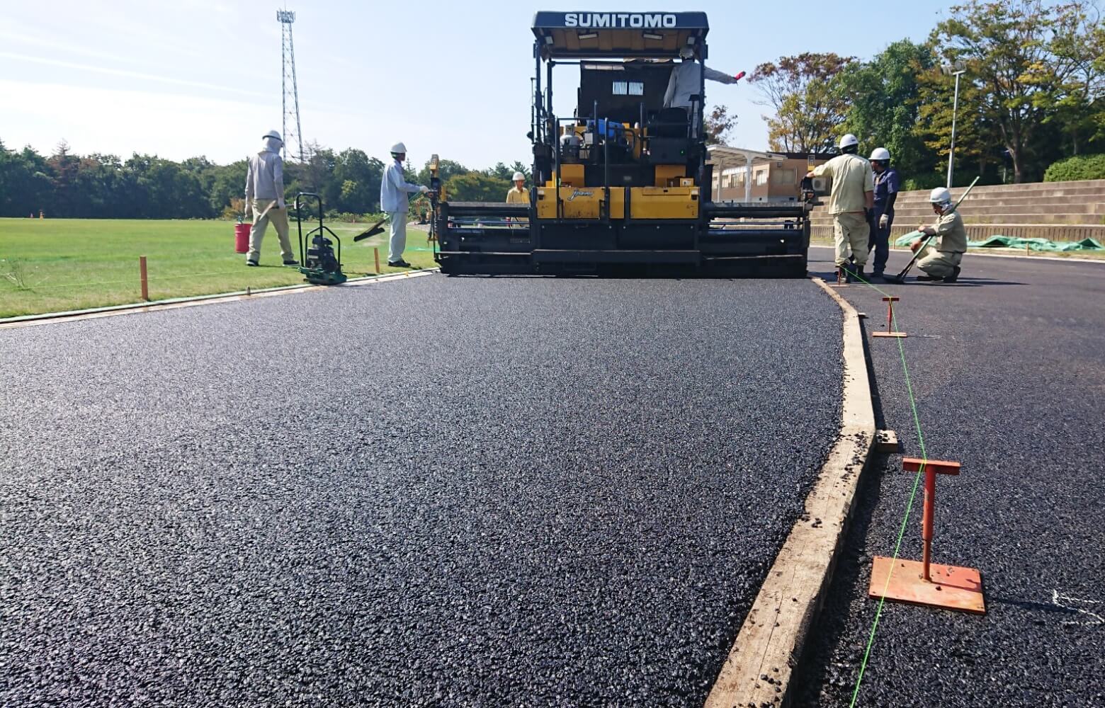 道路舗装工事画像